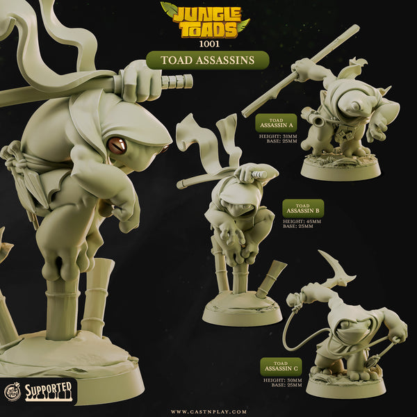 Toad Assassins, Cast N Play, Jungle Toads