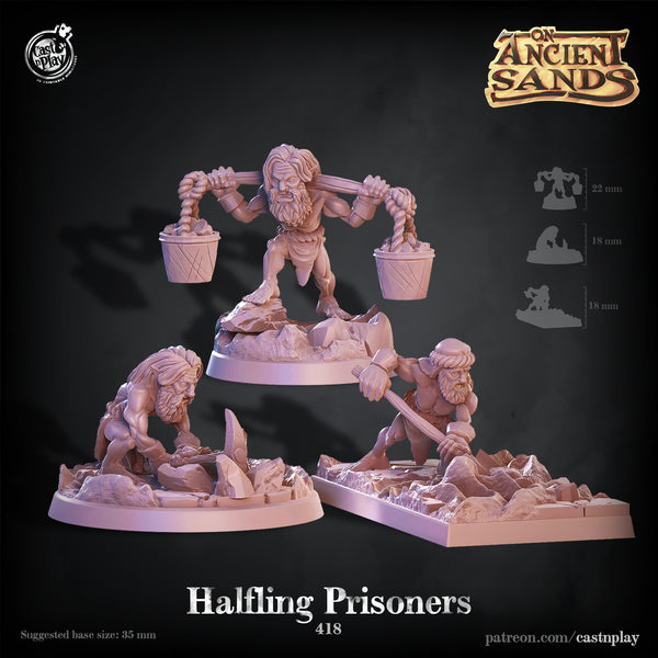 Halfling Prisoners, Cast N Play, On Ancient Sands