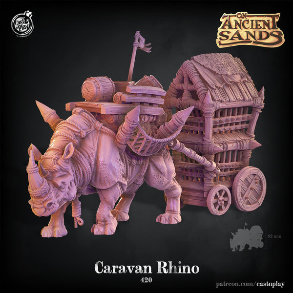 Desert Rhino, Cast N Play, On Ancient Sands