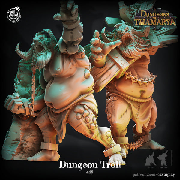 Dungeon Troll, Cast N Play, Dungeons of Thamarya
