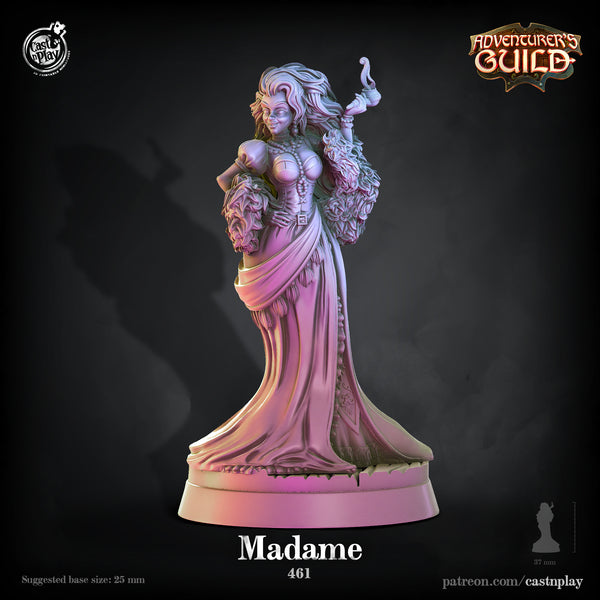 Madame, Cast N Play, Adventurer's Guild