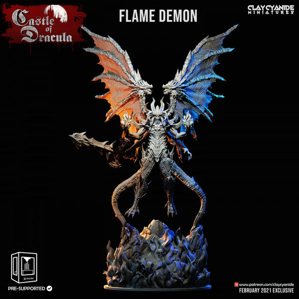 Flame Demon, Castle of Dracula, Clay Cyanide