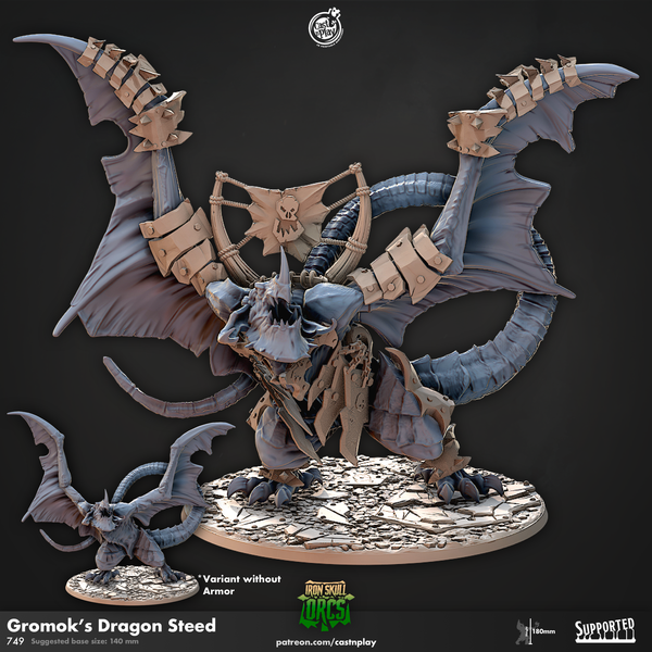 Gromok's Dragon Mount, Cast N Play, Iron Skull Orcs