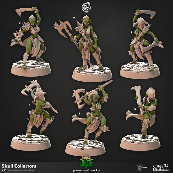 Skull Collectors, Cast N Play, Iron Skull Orcs