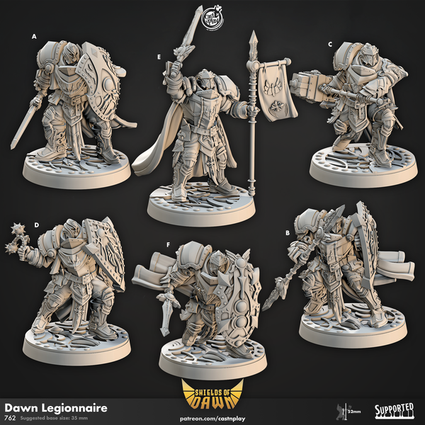 Dawn Legionnaire, Cast N Play, Shields of Dawn