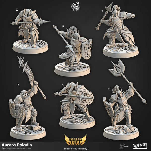 Aurora Paladin, Cast N Play, Shields of Dawn
