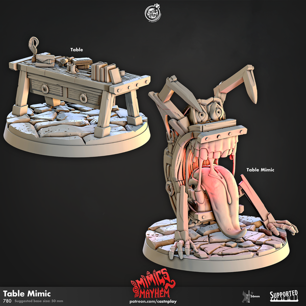 Table Mimic, Cast N Play, Mimics Mayhem