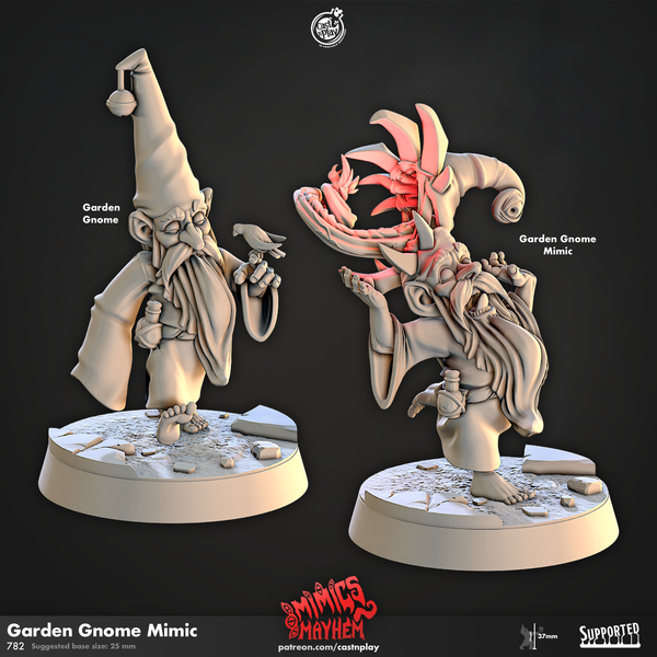Garden Gnome Mimic, Cast N Play, Mimics Mayhem