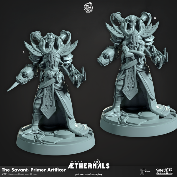 Savant Primer Artificer, Cast N Play, Aethernals