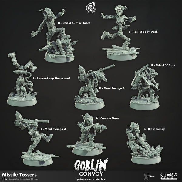 Missile Tossers, Cast N Play, Goblin Convoy