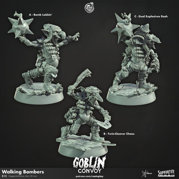 Walking Bombers, Cast N Play, Goblin Convoy