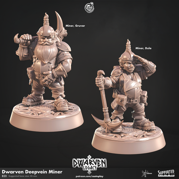 Dwarven Deepvein Miner, Cast N Play, Dwarven Legacy