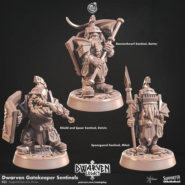 Dwarven Gatekeeper Sentinels, Cast N Play, Dwarven Legacy