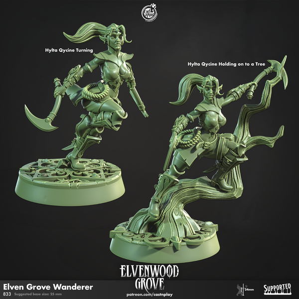 Elven Grove Wanderer, Cast N Play, Elvenwood Grove