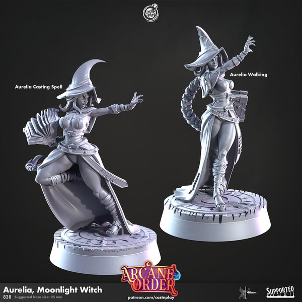 Aurelia, Moonlight Witch, Cast N Play, Arcane Order