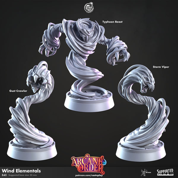 Wind Elementals, Cast N Play, Arcane Order