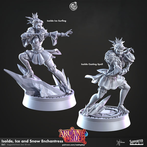 Isolde, Ice and Snow Enchantress, Cast N Play, Arcane Order