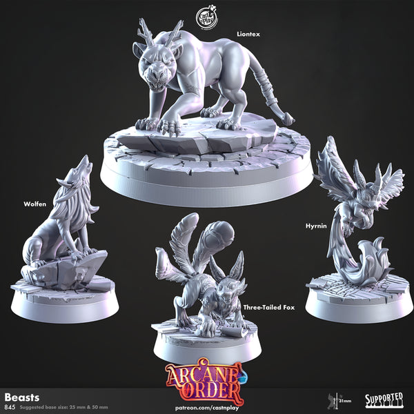 Beasts, Cast N Play, Arcane Order