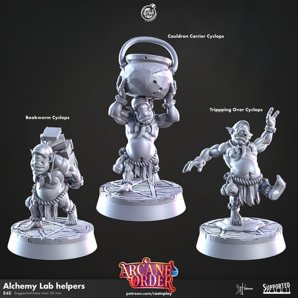 Alchemy Lab Helpers, Cast N Play, Arcane Order