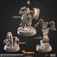 Town Criers from Mennesker City, Cast N Play, Townsfolk Vol. 2