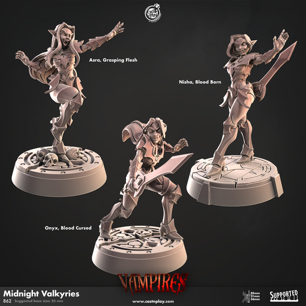 Midnight Valkyries, Cast N Play, Vampires