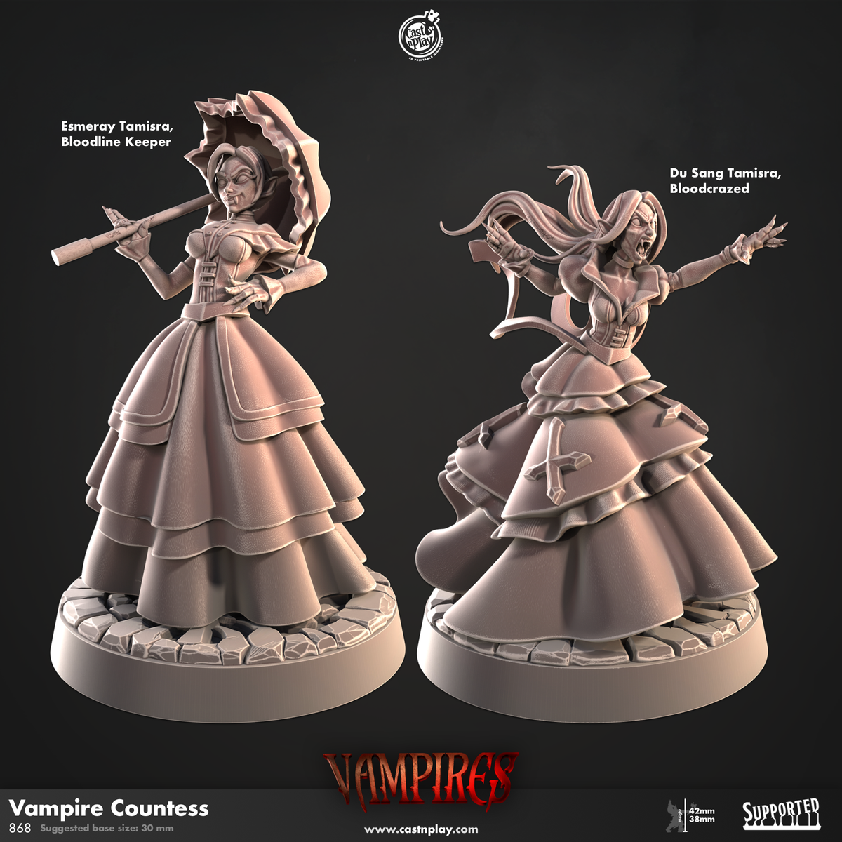 Vampire Countess, Cast N Play, Vampires – Daedalus Studios