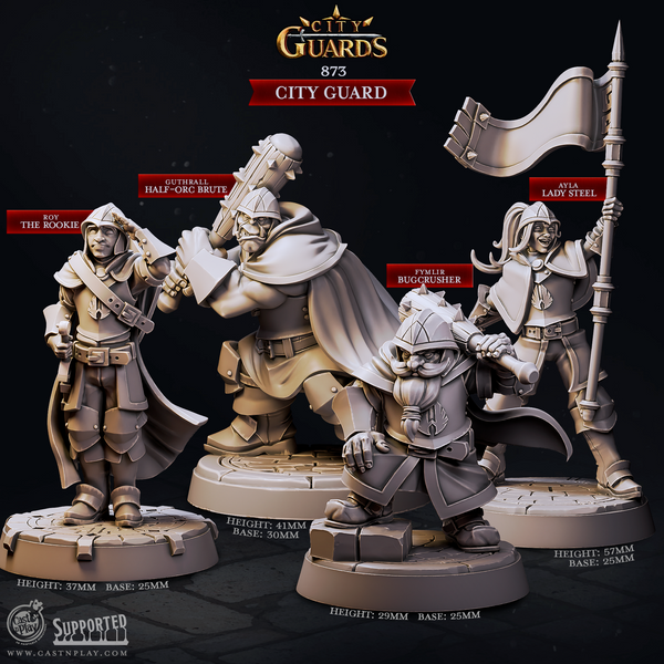 City Guard, Cast N Play, City Guards