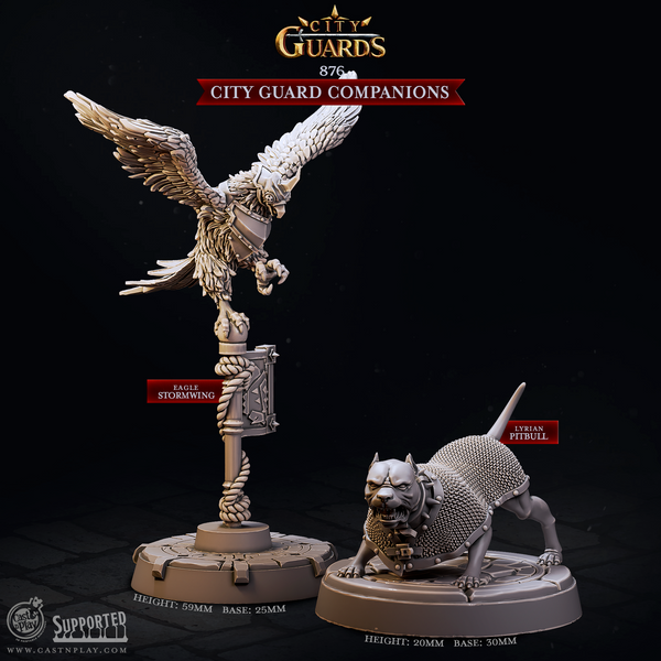 City Guard Companions, Cast N Play, City Guards