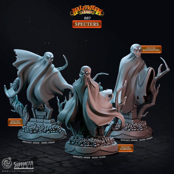 Specters, Cast N Play, Halloween Season