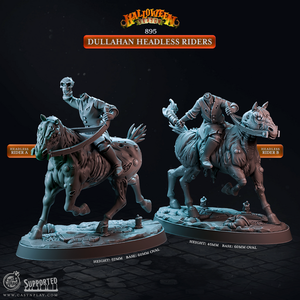 Dullahan Headless Riders, Cast N Play, Halloween Season