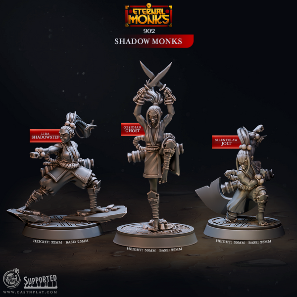 Shadow Monks, Cast N Play, Eternal Monks