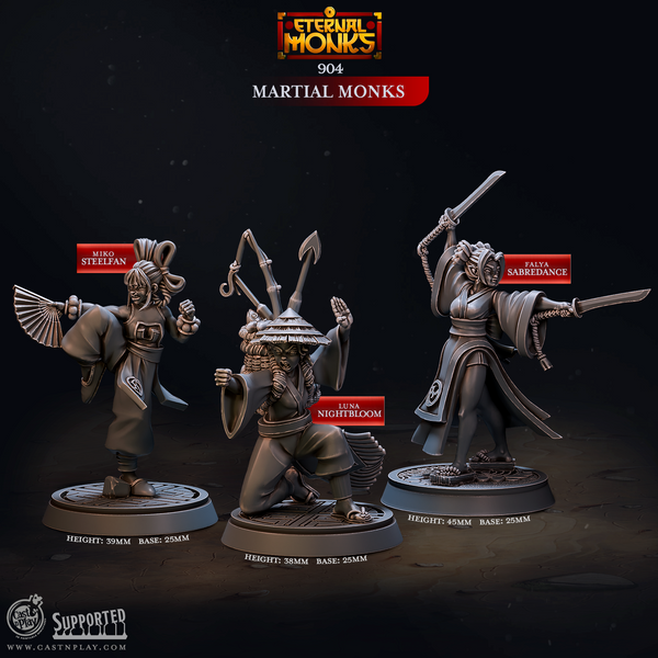 Martial Monks, Cast N Play, Eternal Monks