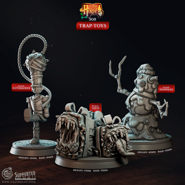 Trap Toys, Cast N Play, Holiday Horde