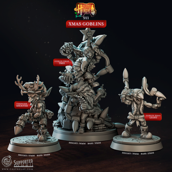 Xmas Goblins, Cast N Play, Holiday Horde