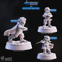 Halfling Rogues, Cast N Play, Nightdagger Rogues