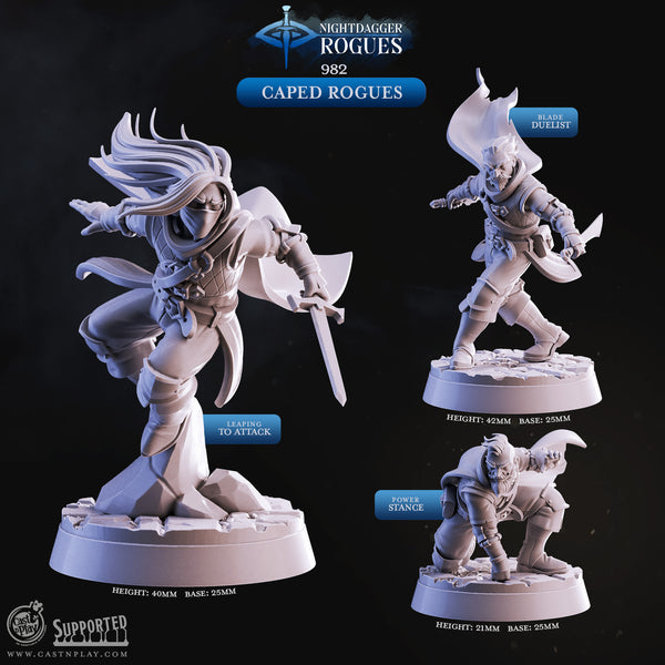 Caped Rogues, Cast N Play, Nightdagger Rogues
