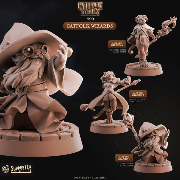 Catfolk Wizards, Cast N Play, Catfolk Heroes