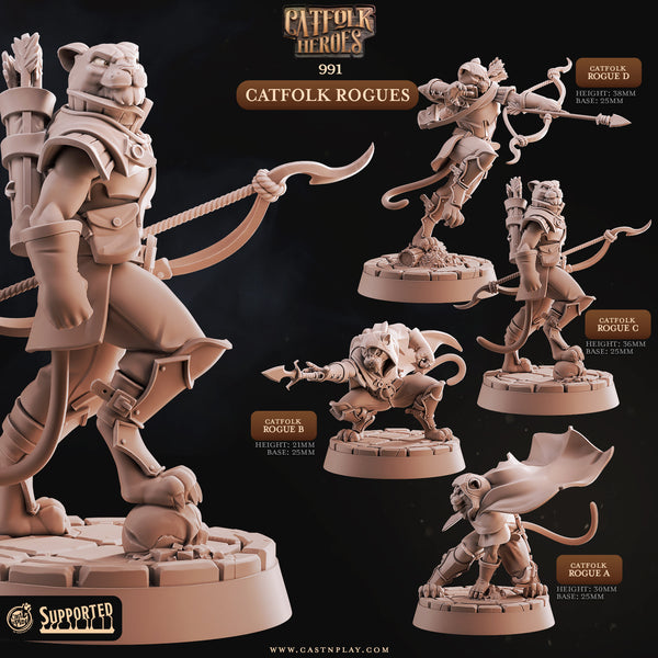 Catfolk Rogues, Cast N Play, Catfolk Heroes