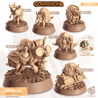 Armillo the Armadillo, Cornelia's Companions, Cast N Play