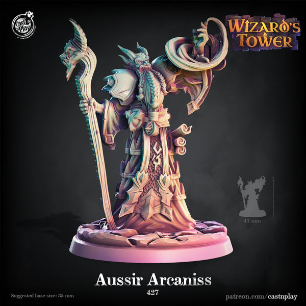 Aussir Arcaniss, Cast N Play, Wizards' Tower