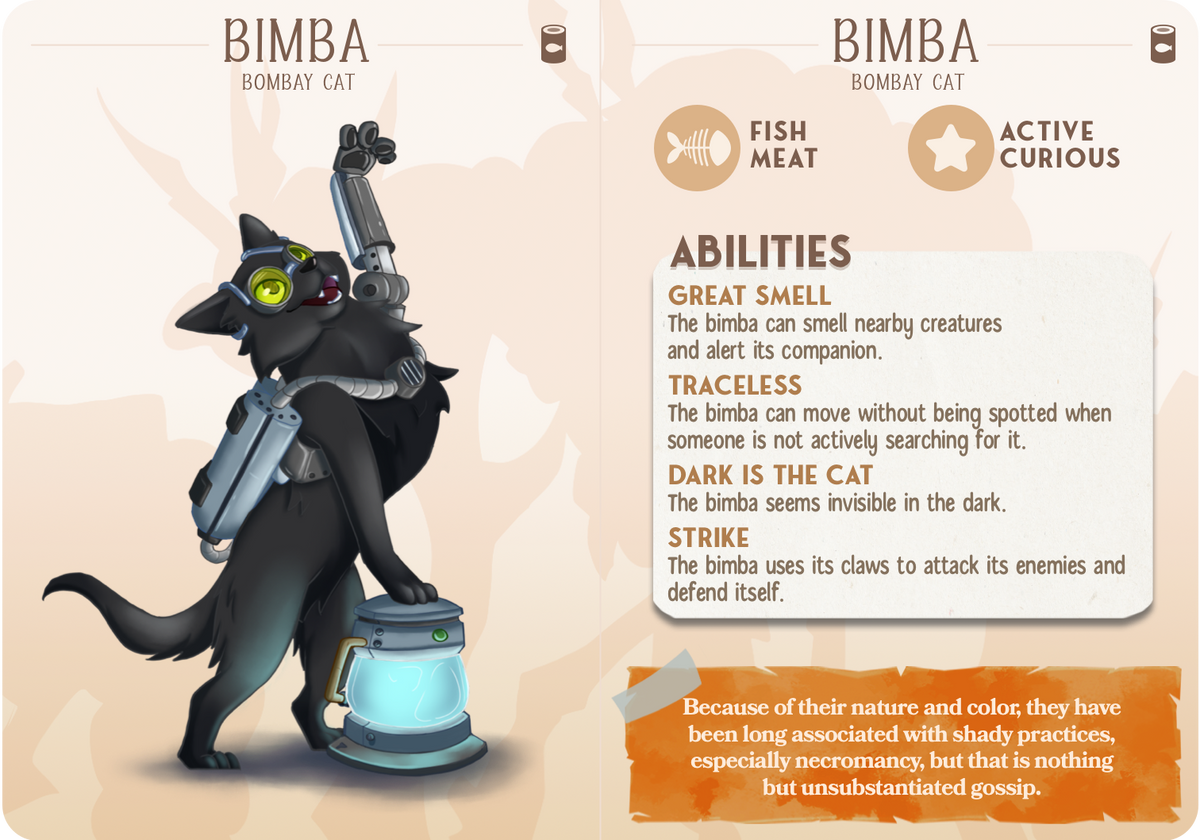 Bombay Cat Companion, Cast N Play, Cornelia's Companions – Daedalus Studios