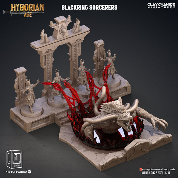 Blackring Sorcerer, Hyborean Age, Clay Cyanide
