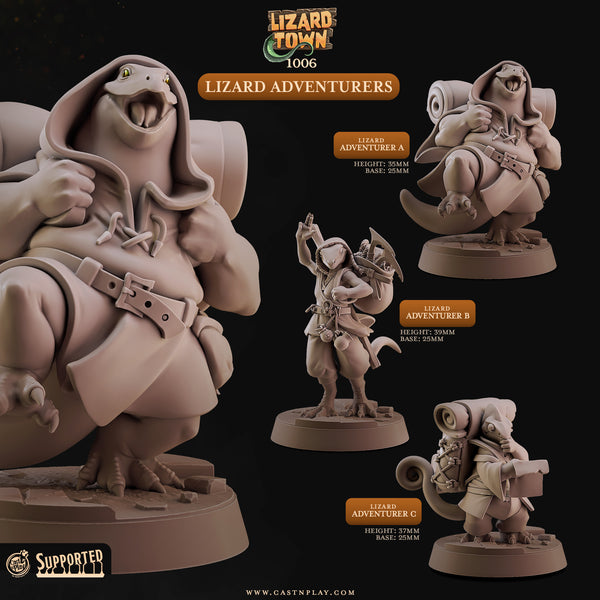 Lizard Adventurers, Cast N Play, Lizard Town