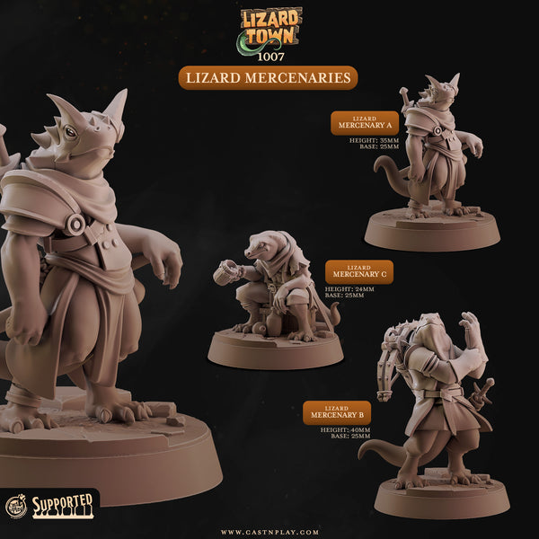 Lizard Mercenaries, Cast N Play, Lizard Town