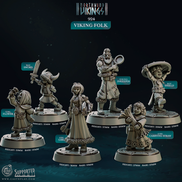 Viking Folk, Cast N Play, Northwind Vikings