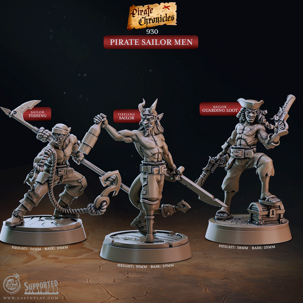 Pirate Sailor Man, Cast N Play, Pirate Chronicles