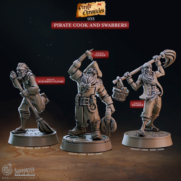 Pirate Cook and Swabbers, Cast N Play, Pirate Chronicles
