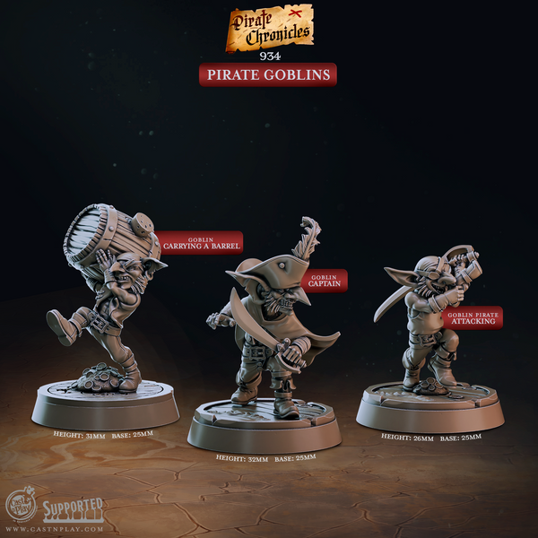Pirate Goblins, Cast N Play, Pirate Chronicles