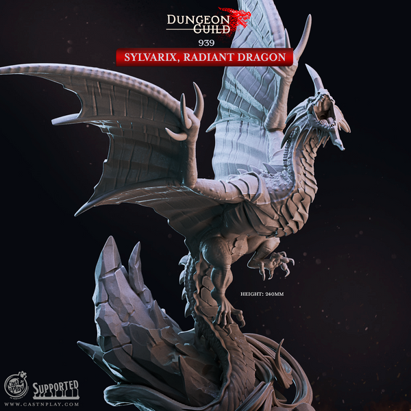 Sylvarix, Radiant Dragon, Cast N Play, Dungeon Guild