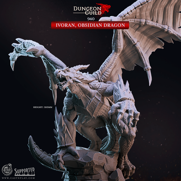 Ivoran, Obsidian Dragon, Cast N Play, Dungeon Guild